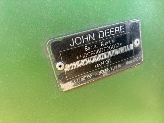 2008 John Deere 936D Header Combine