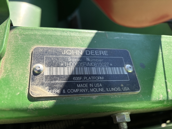 2021 John Deere 635F Header Combine