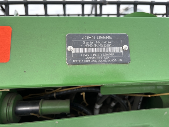 2023 John Deere HD45F Header Combine