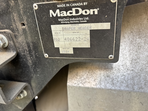 2024 MacDon FD245 Header Combine