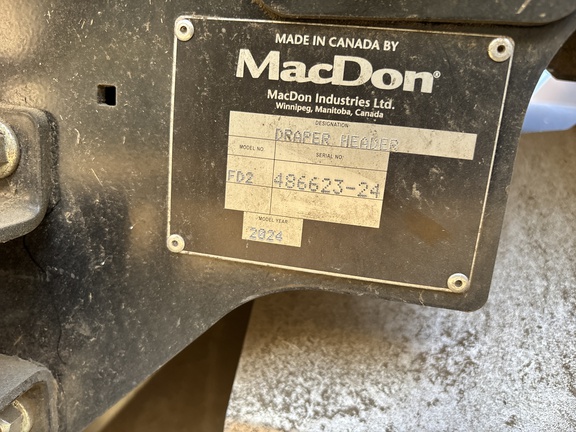 2024 MacDon FD245 Header Combine