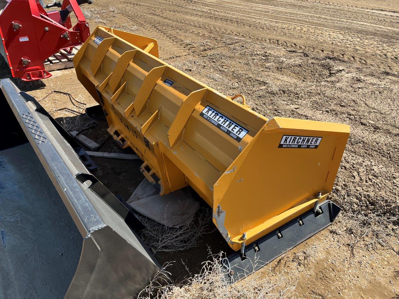 2021 Kirchner 8' Skid Steer Snow Pusher