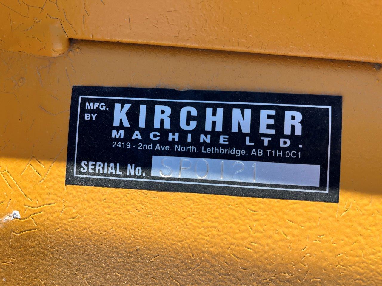 2021 Kirchner 8' Skid Steer Snow Pusher