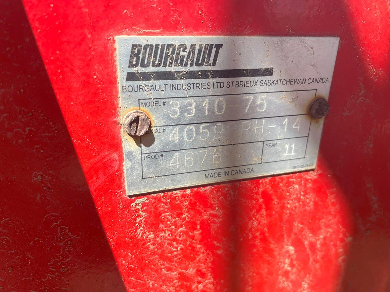 2011 Bourgault 3310PHD 74'10" w/ 6650ST Air Drill