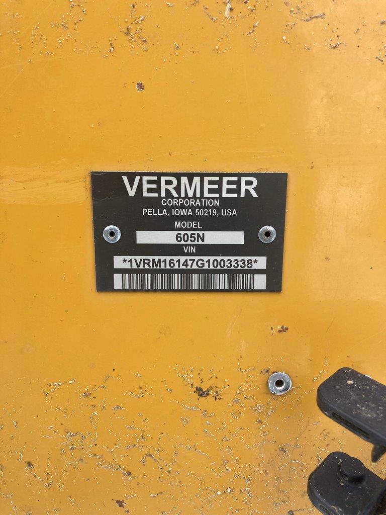 2016 Vermeer 605N Baler/Round