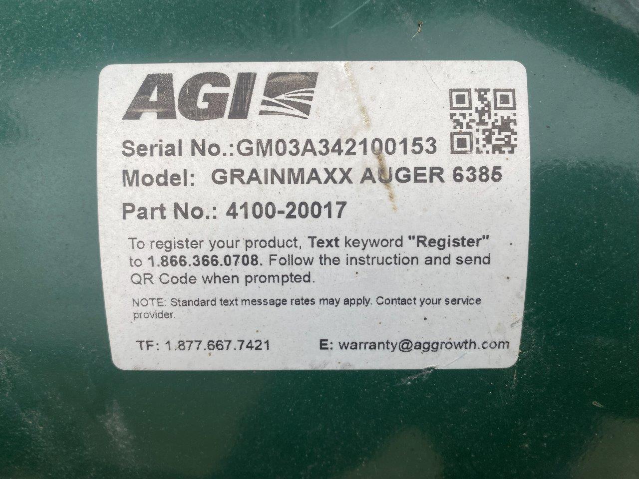 2021 GrainMaxx 6385 Grain Auger