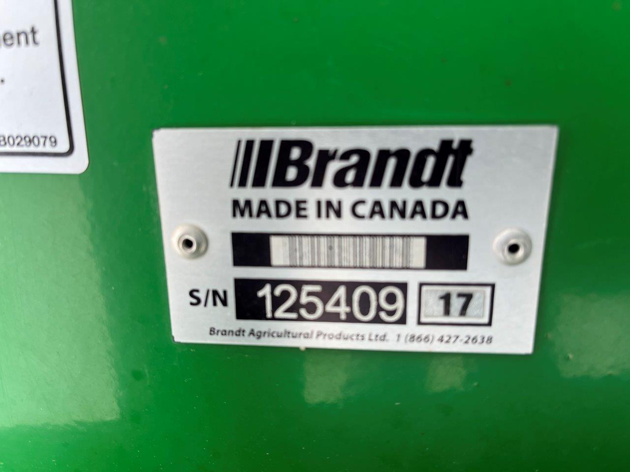 2017 Brandt 1020XR Grain Cart