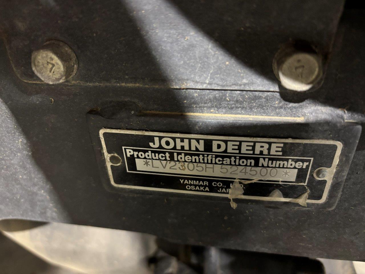 2009 John Deere 2305 Tractor