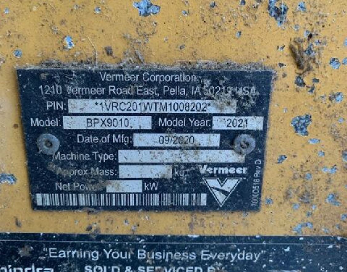 2021 Vermeer BPX9010 Bale Processor