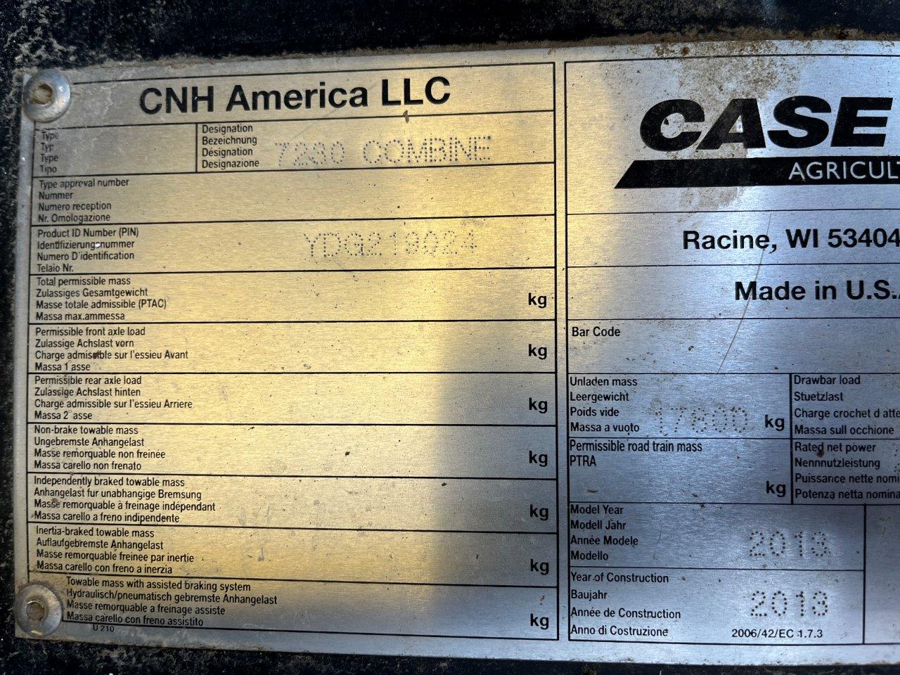 2013 Case IH 7230 Combine