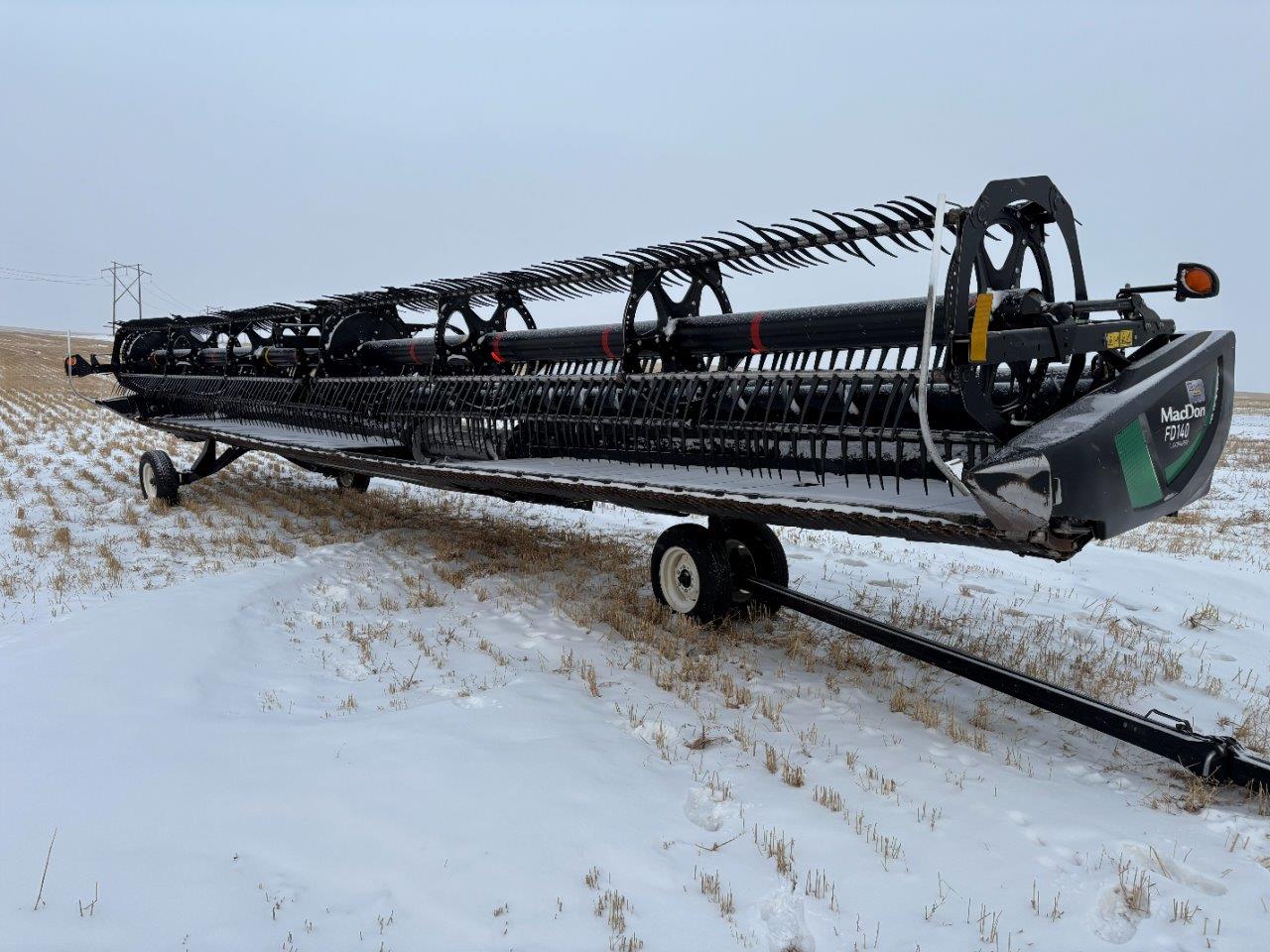 2018 MacDon FD140 DK CNH-6 Header Draper Flex