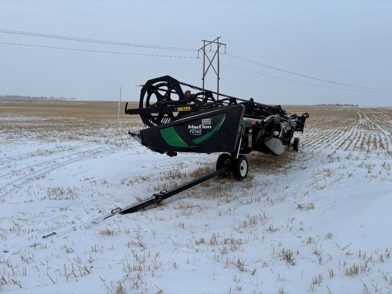 2018 MacDon FD140 DK CNH-6 Header Draper Flex