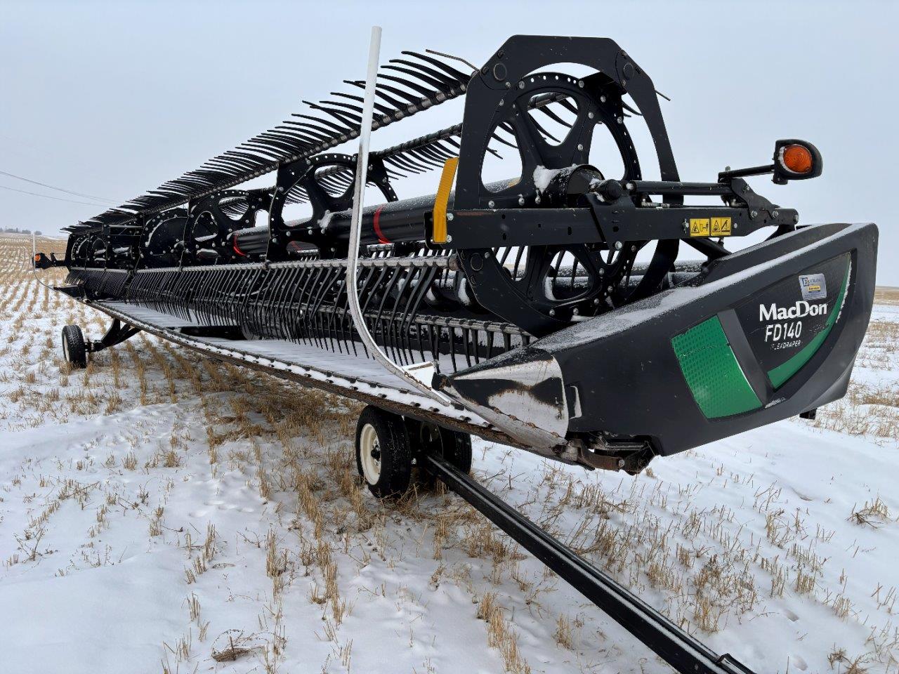 2018 MacDon FD140 DK CNH-6 Header Draper Flex