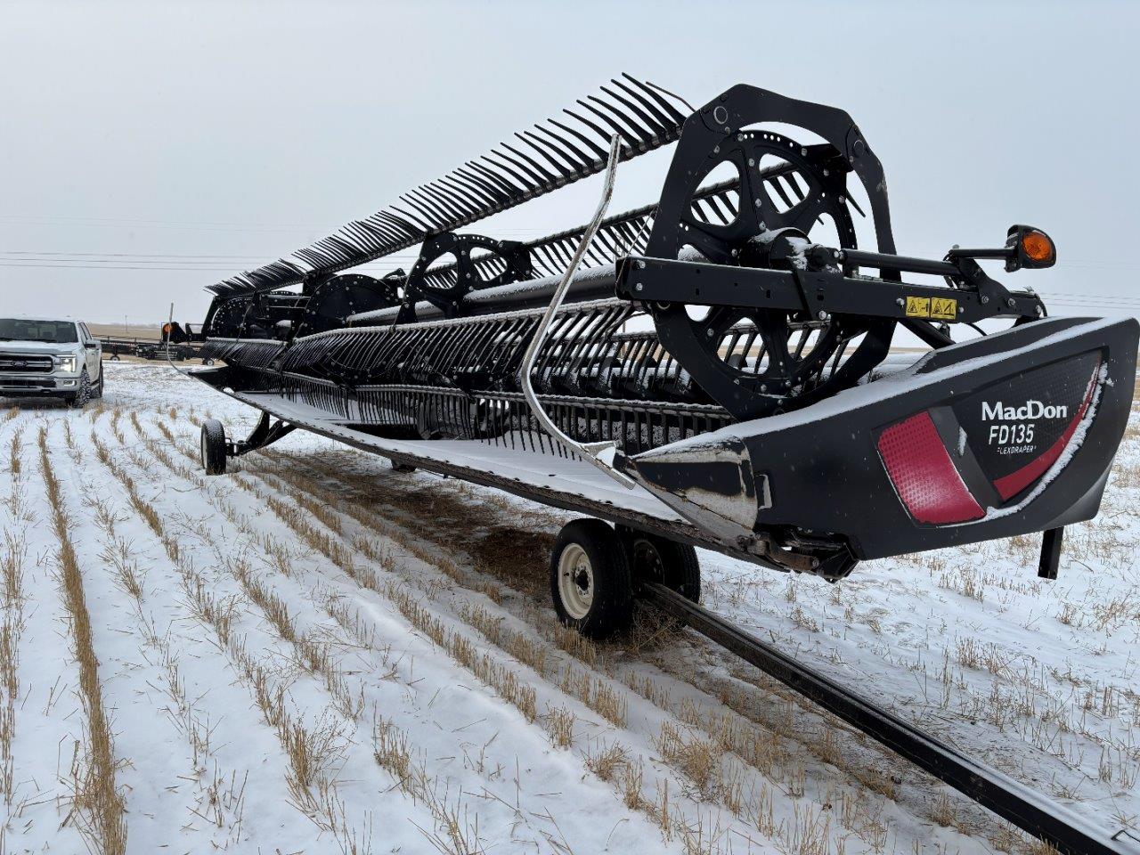 2018 MacDon FD135 SK CNH-6 Header Draper Flex