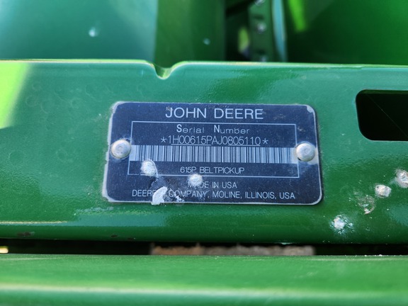 2019 John Deere 615P Header Combine