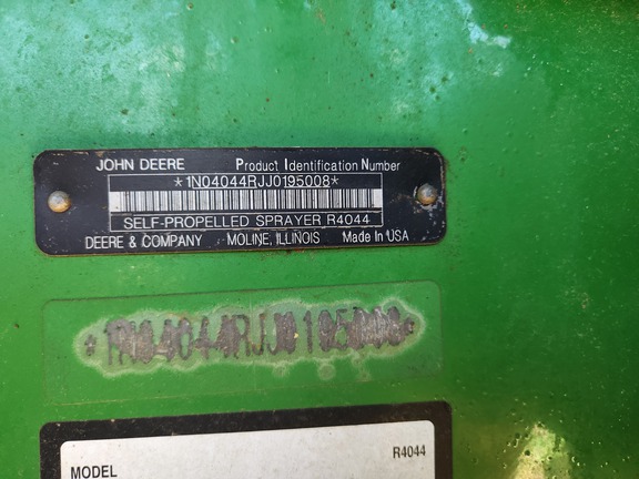 2019 John Deere R4044 Sprayer/High Clearance