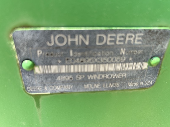 2009 John Deere 4895 Windrower