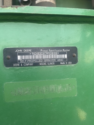2012 John Deere 4830 Sprayer/High Clearance