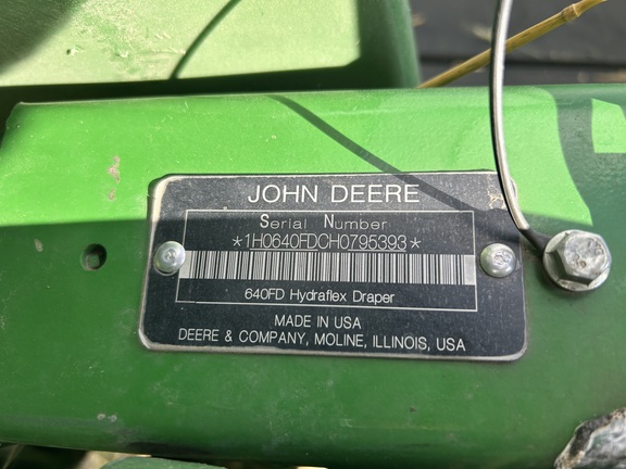 2017 John Deere 640FD Header Combine