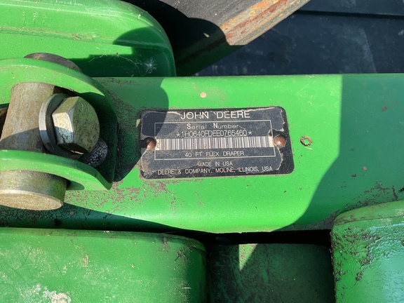 2014 John Deere 640FD Header Combine
