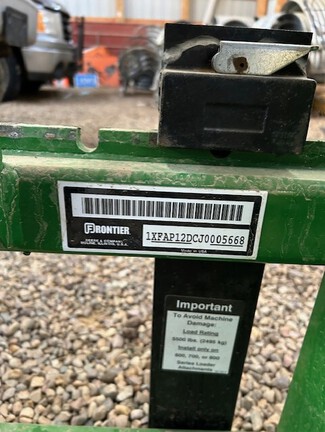 2020 Frontier AP12D Tractor Attachment