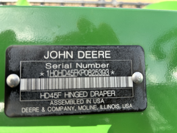 2023 John Deere HD45F Header Combine