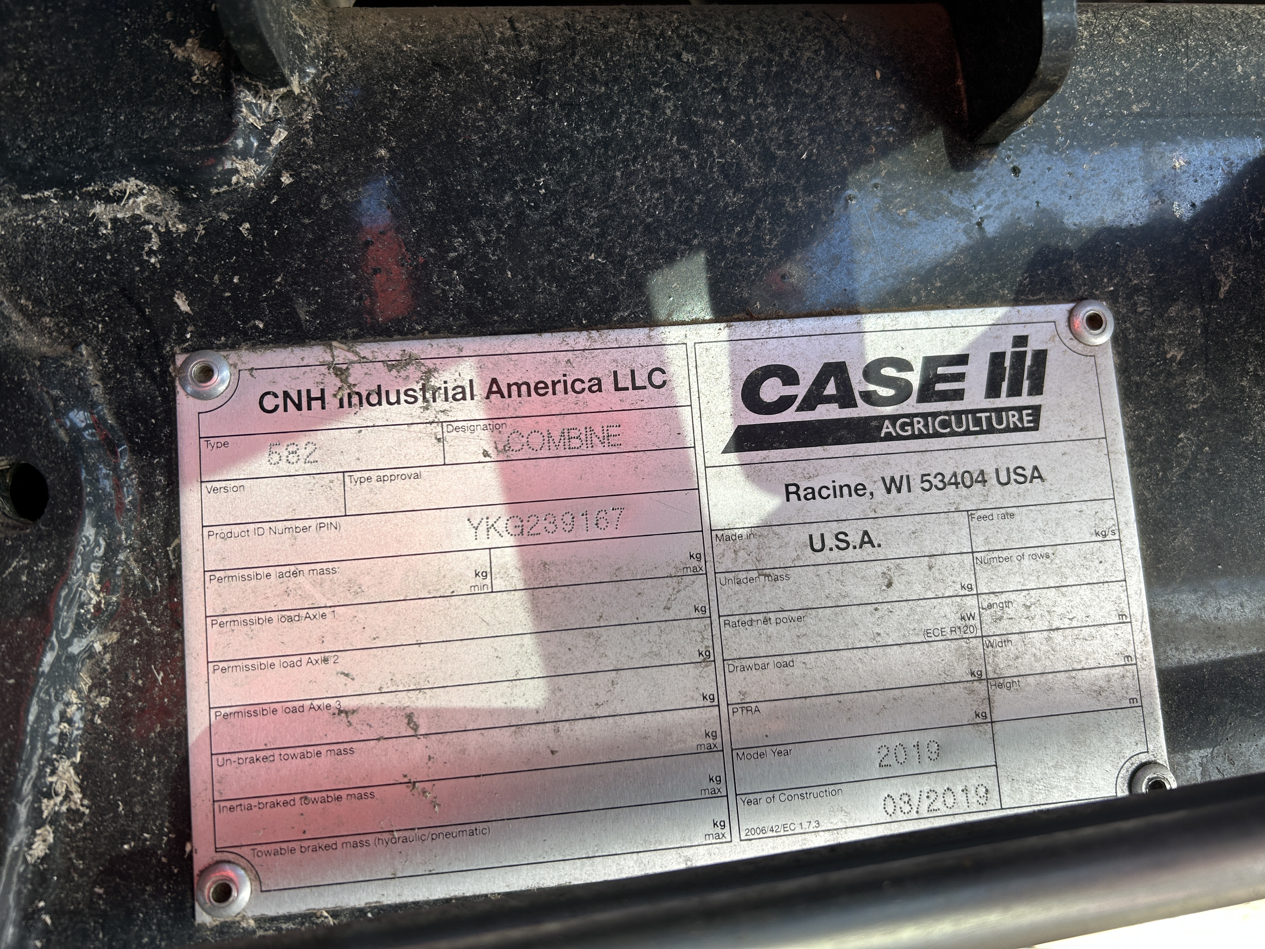 2019 Case IH 8250 Combine