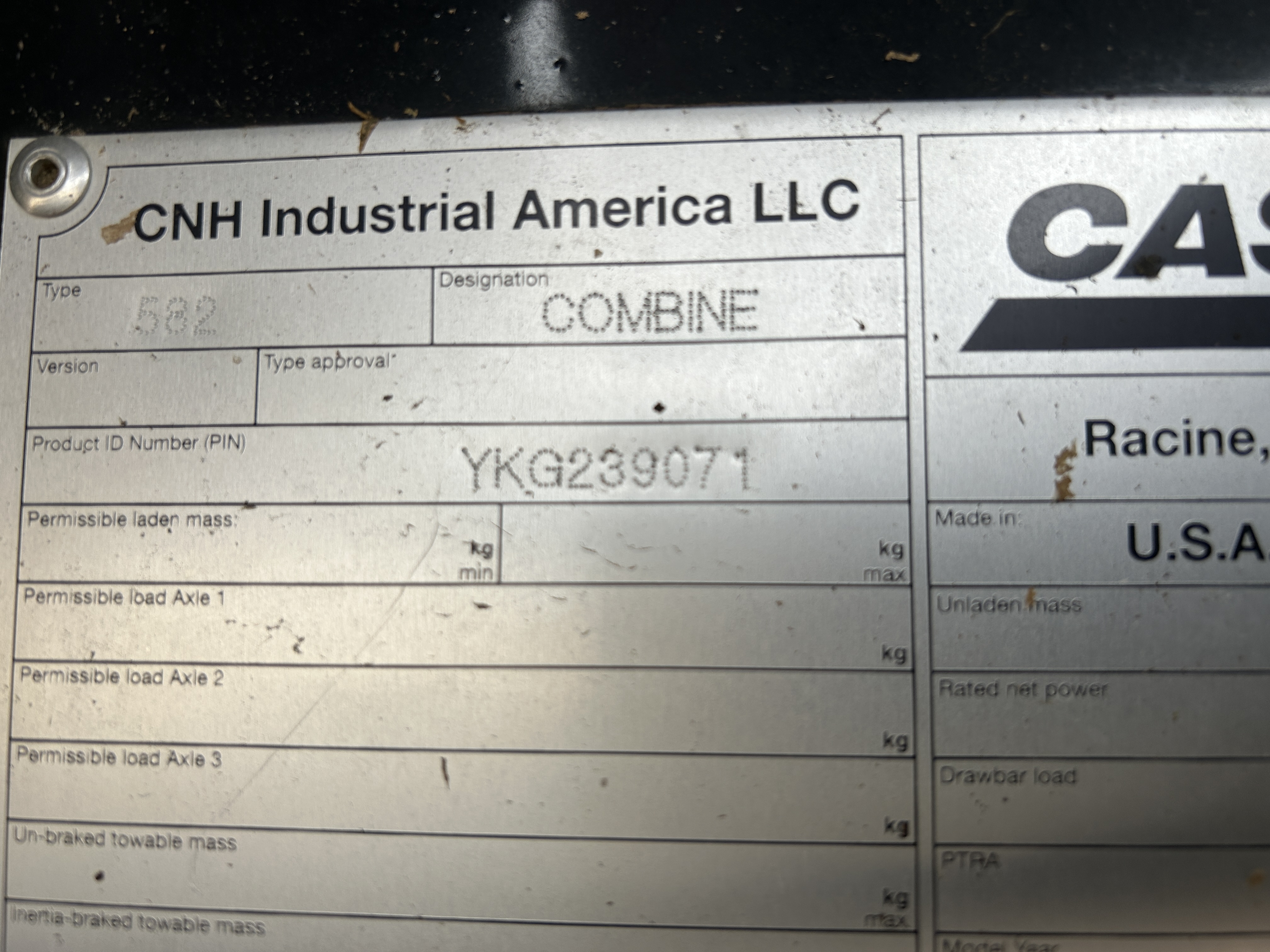 2019 Case IH 8250 Combine