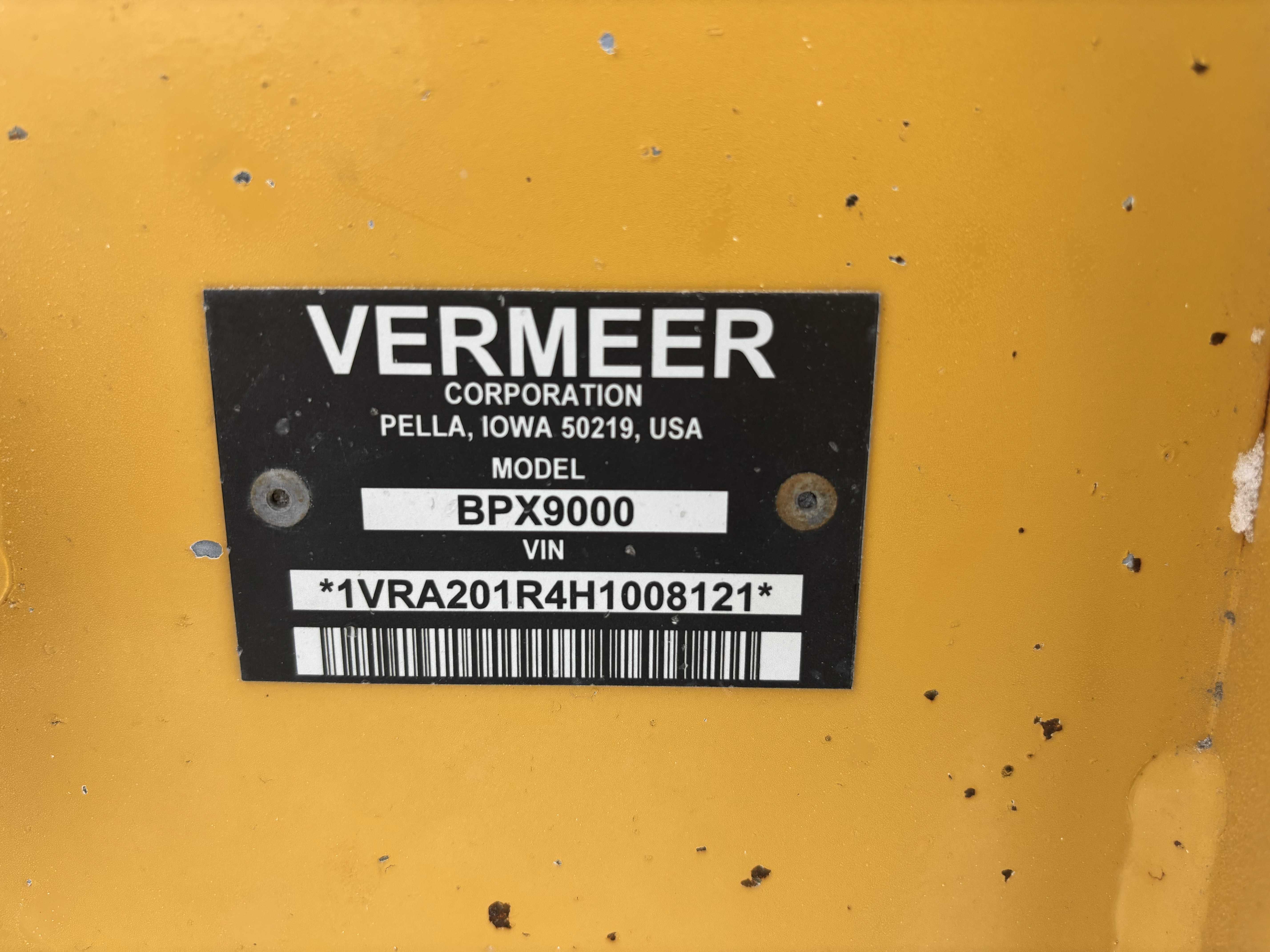 2017 Vermeer BPX9000 Bale Processor