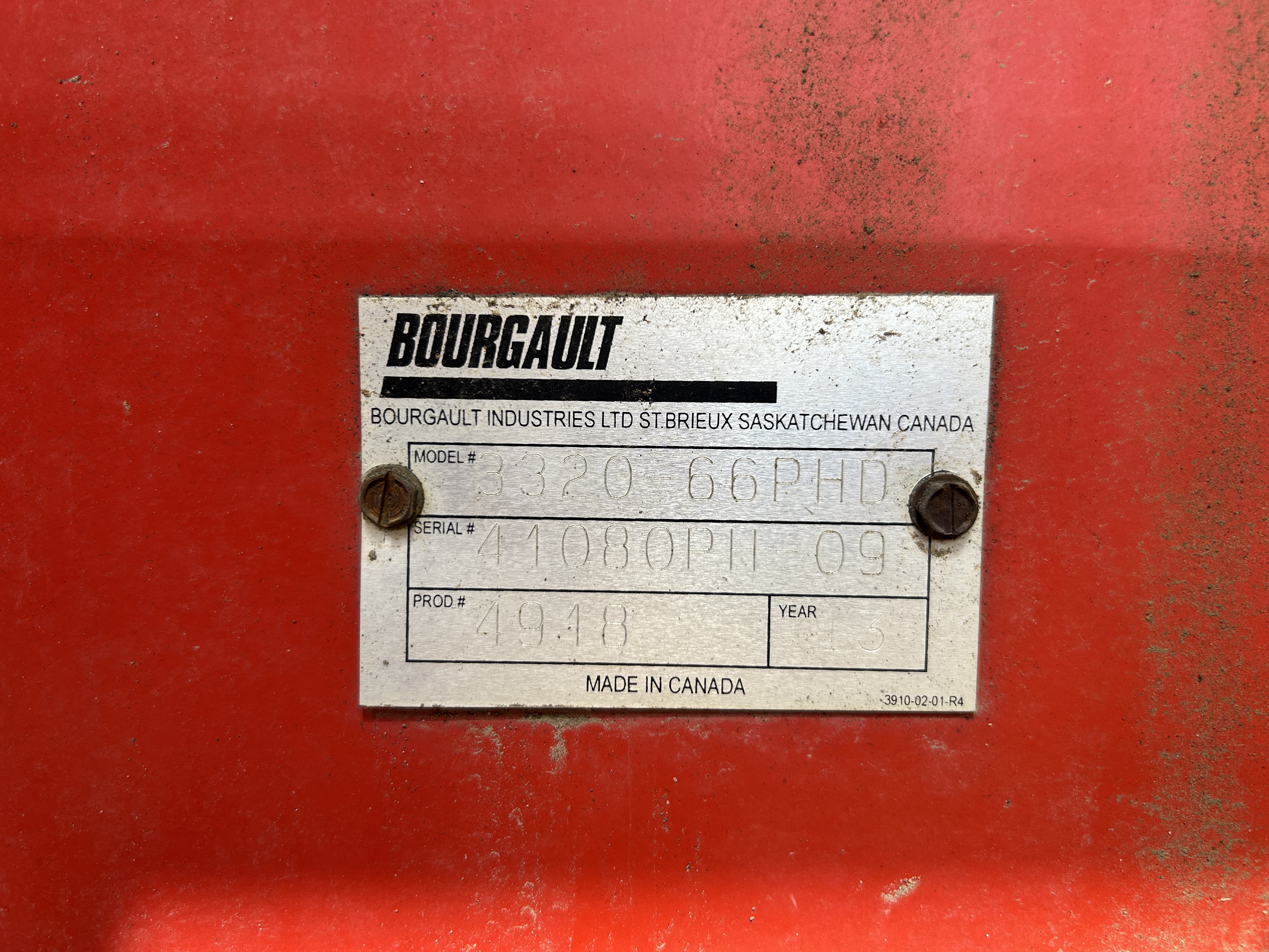 2013 Bourgault 3320-66-10 & 2010 6550ST Air Drill