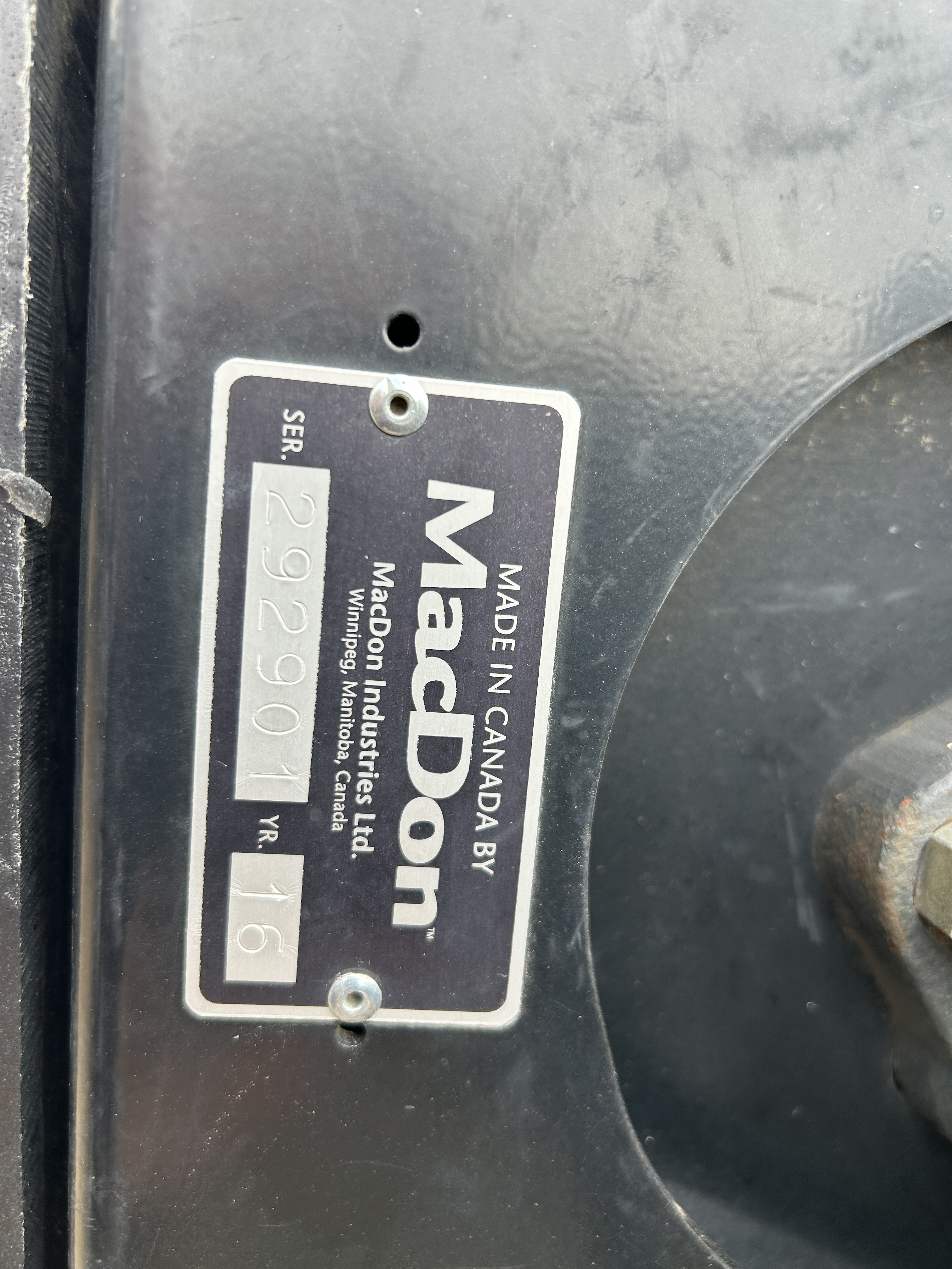 2016 MacDon D65-35 Header Draper