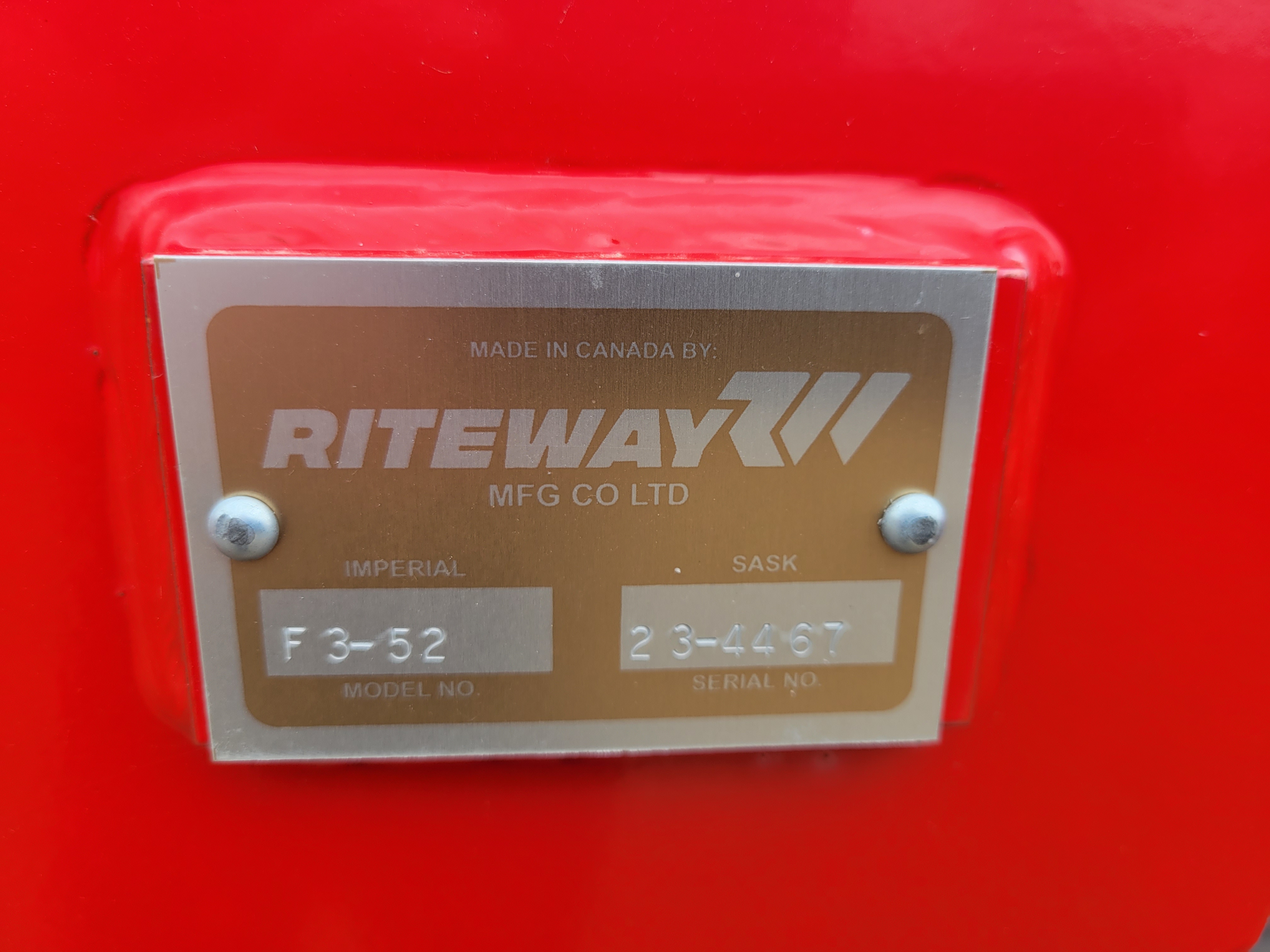 2023 Riteway F3-52 Land Roller