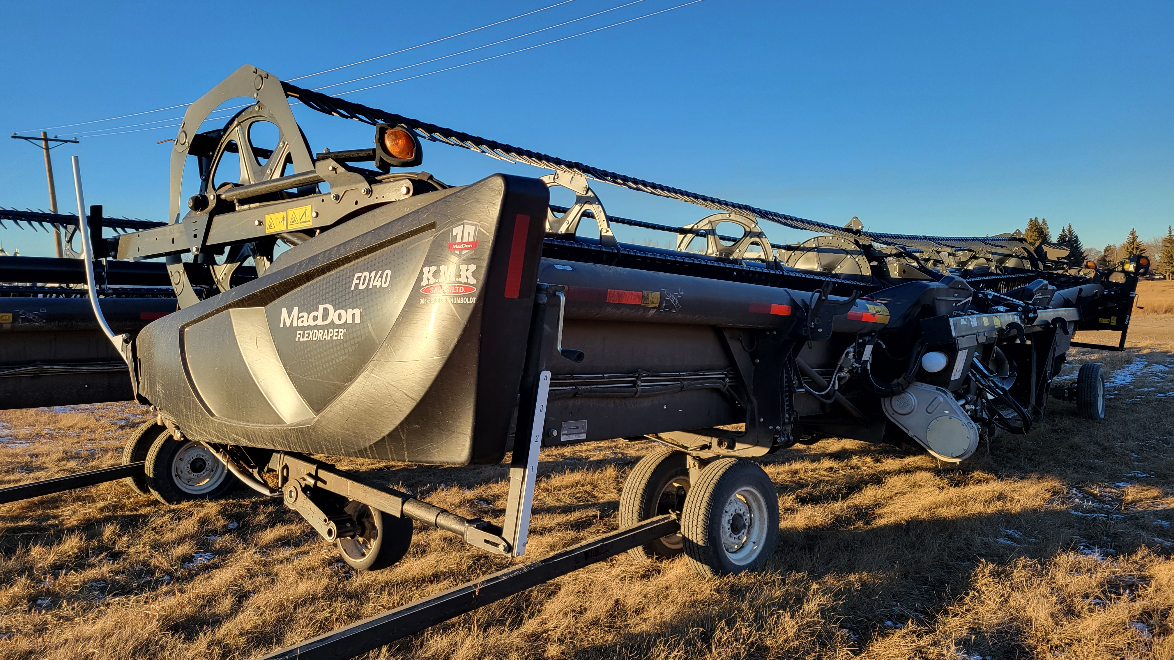 2019 MacDon FD140 Header Combine