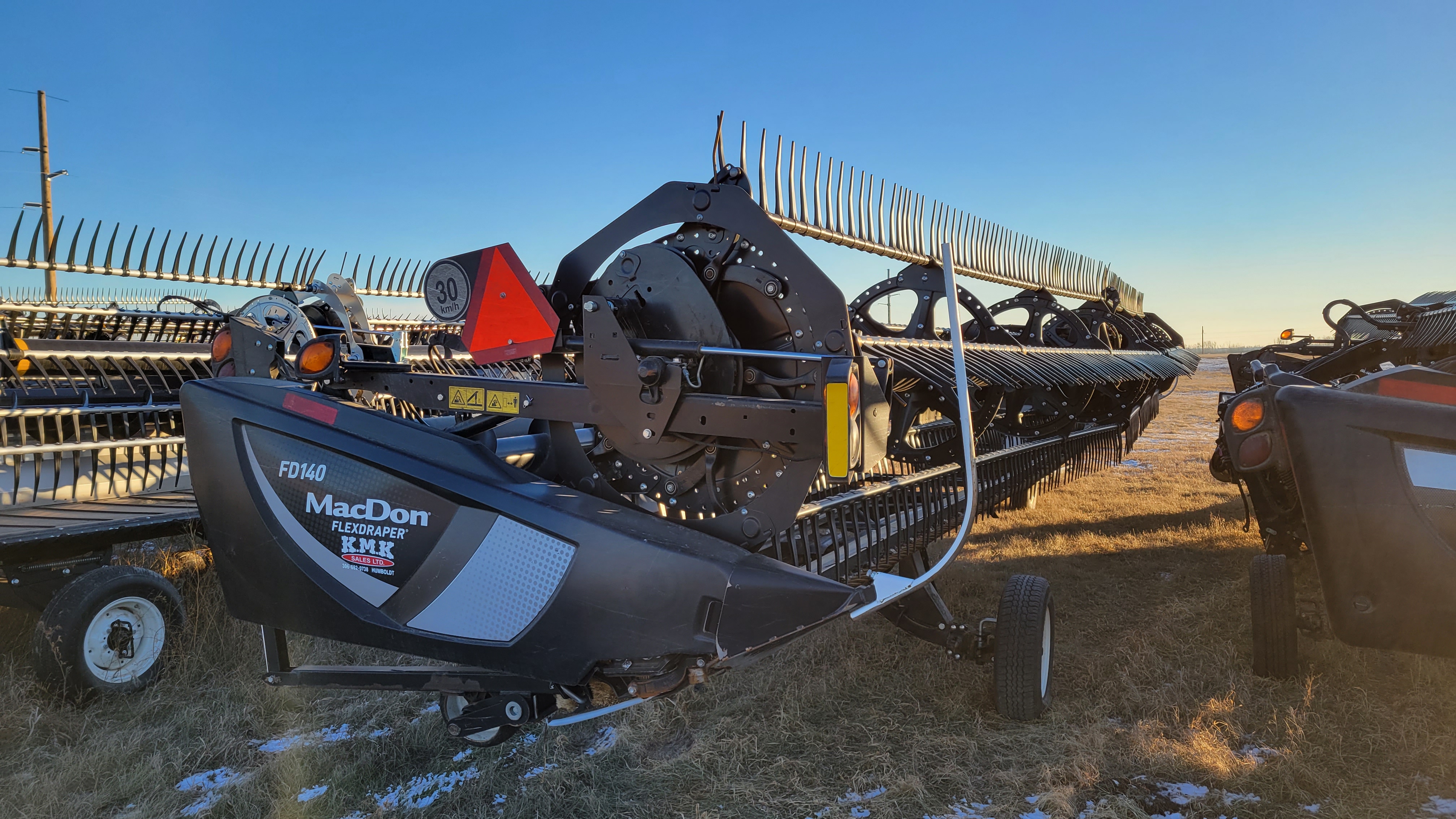 2021 MacDon FD140 Header Combine