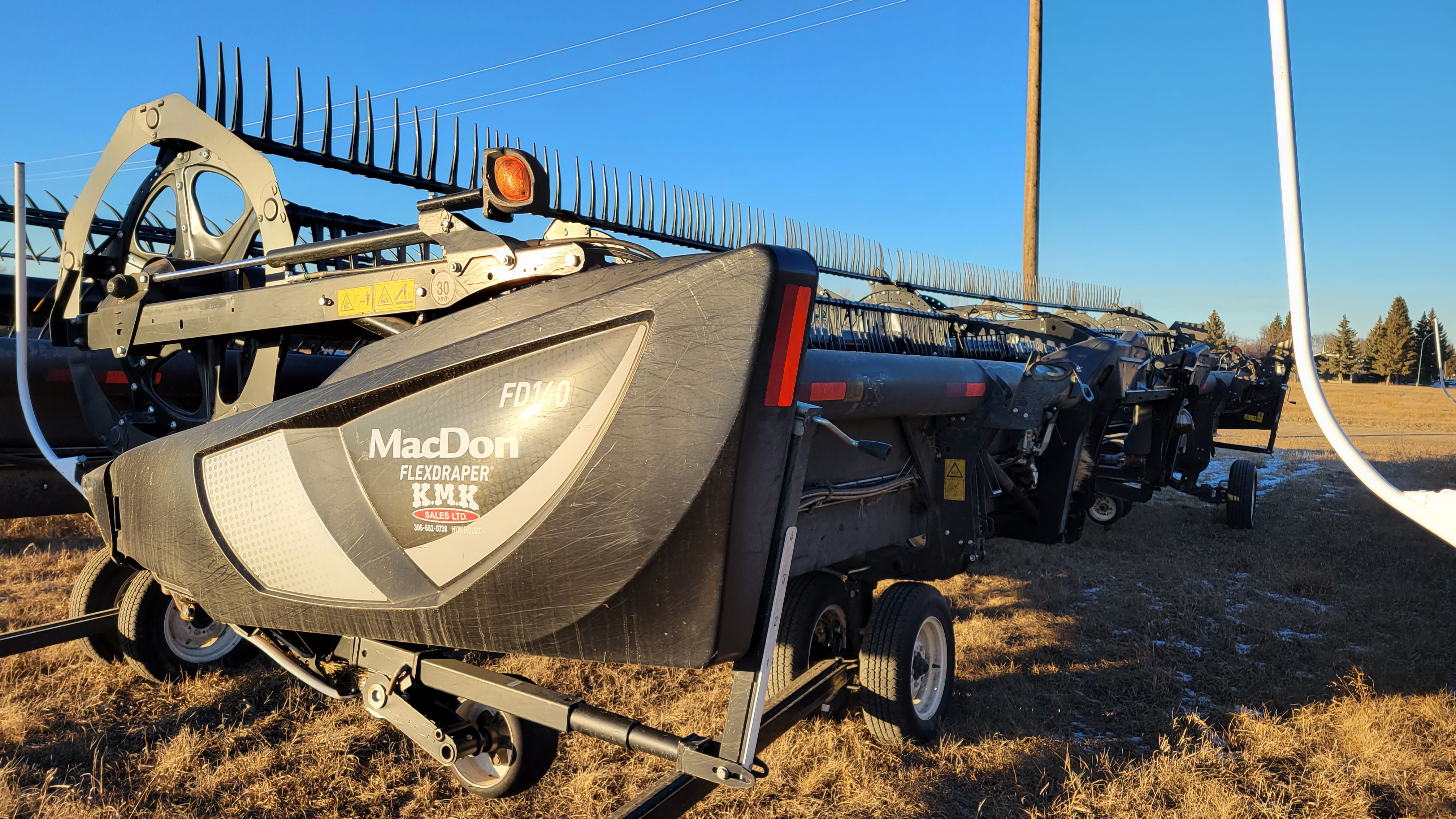 2021 MacDon FD140 Header Combine