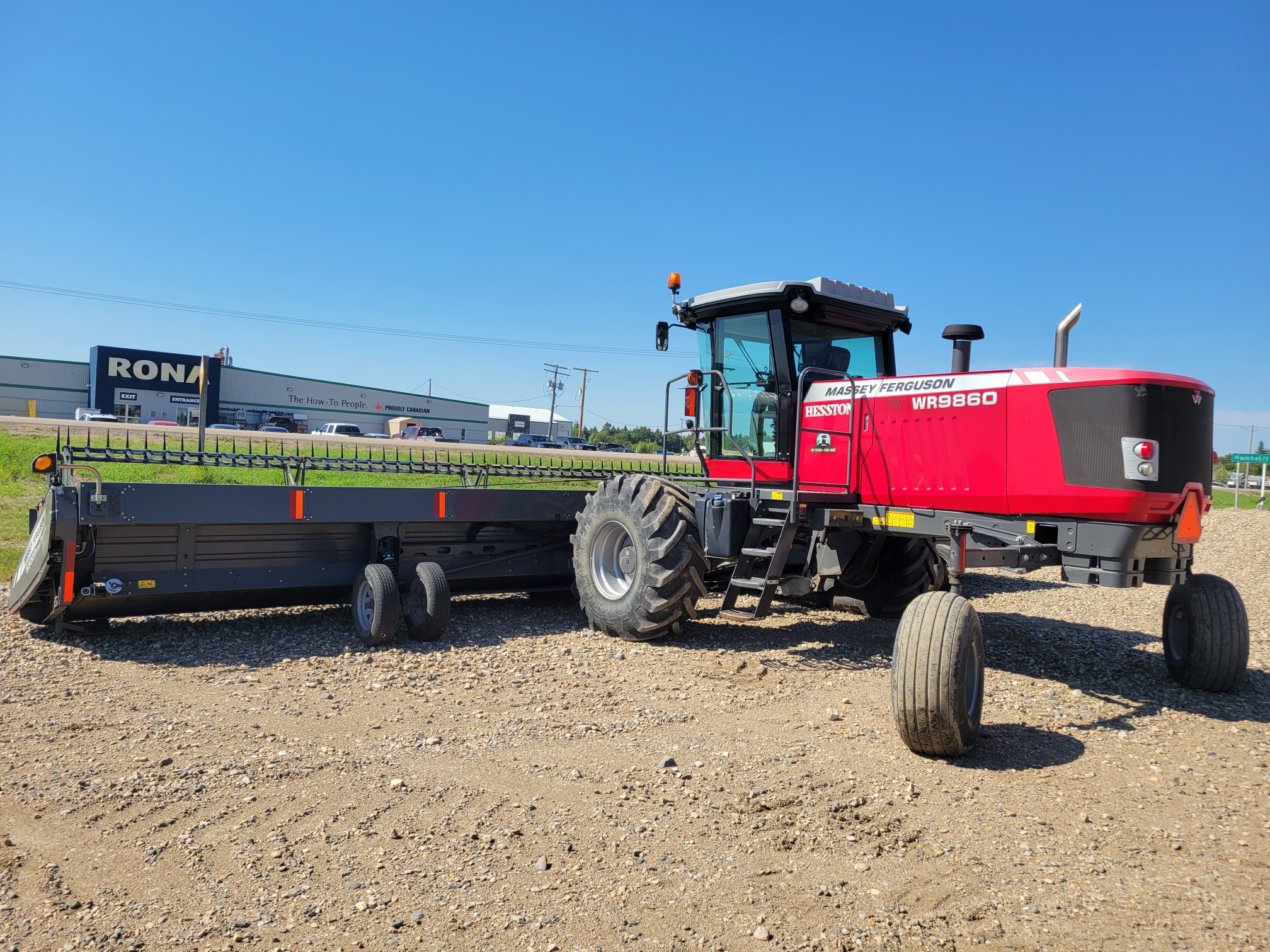 2016 Massey Ferguson WR9860 Windrower