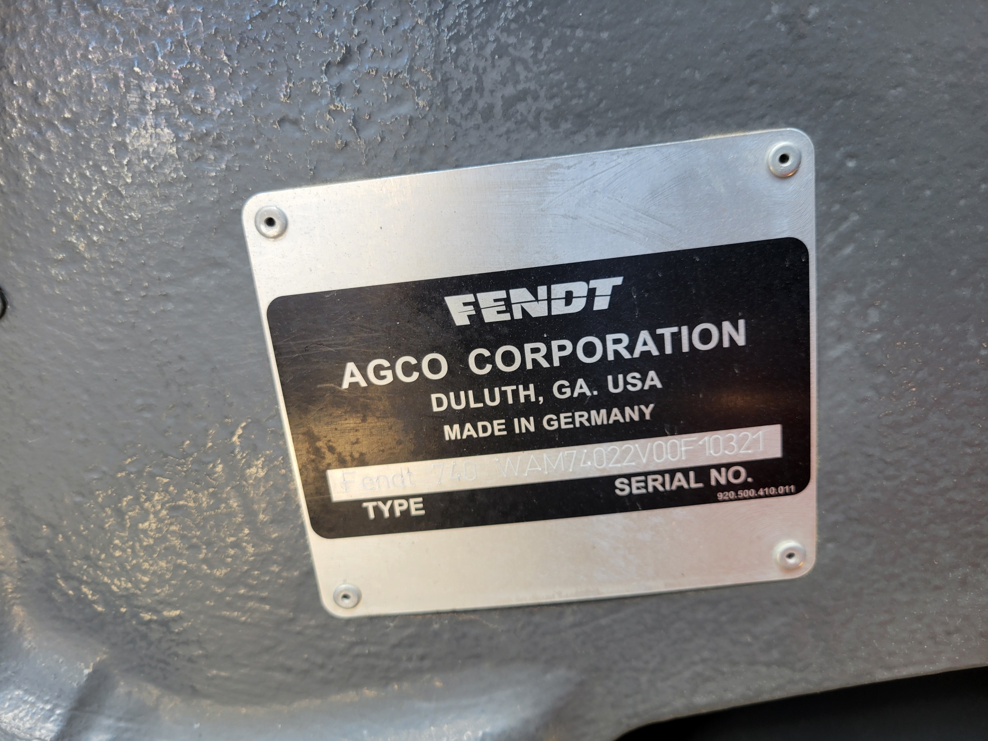 2020 Fendt 718S4 Tractor