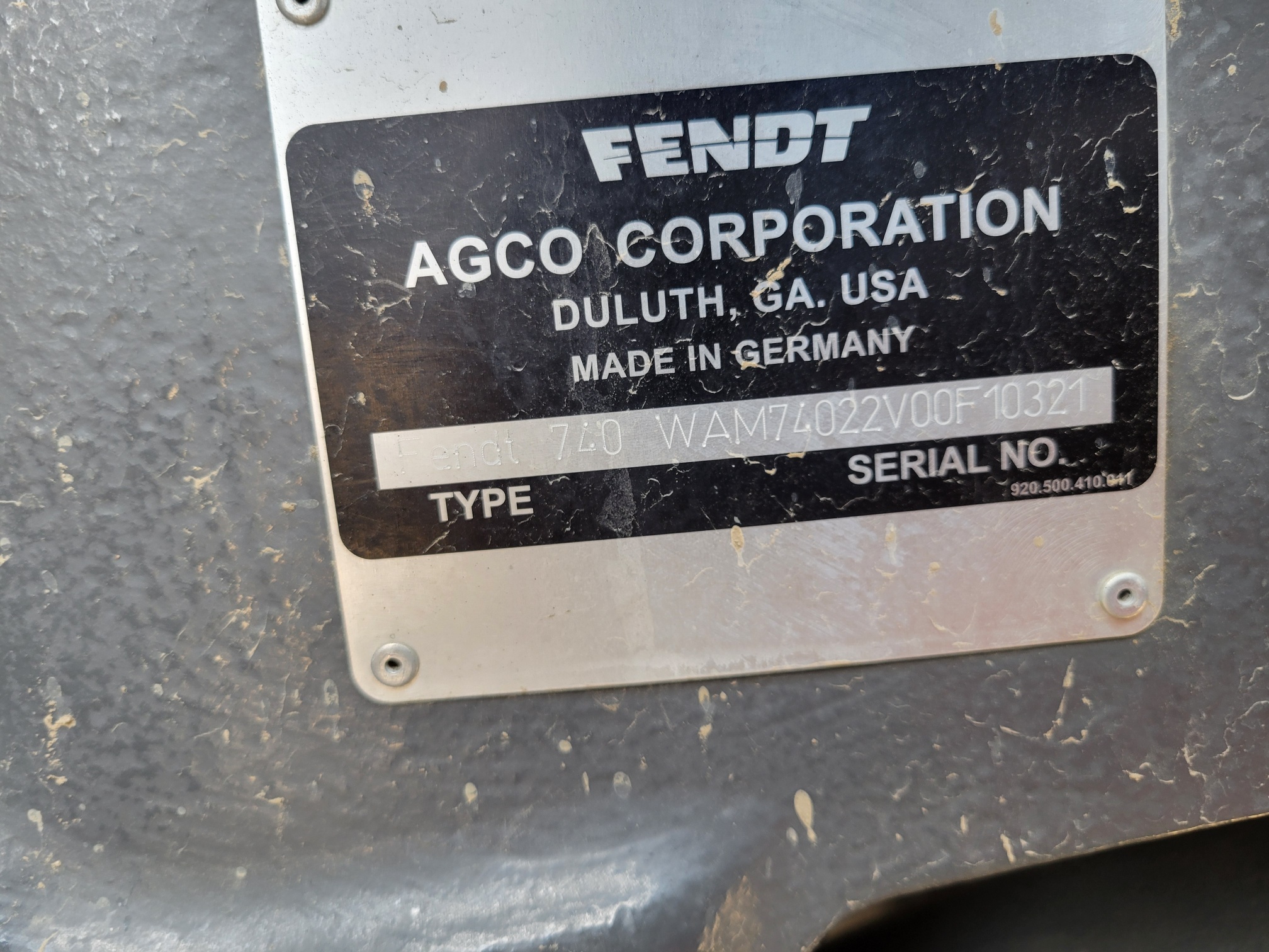 2020 Fendt 718S4 Tractor