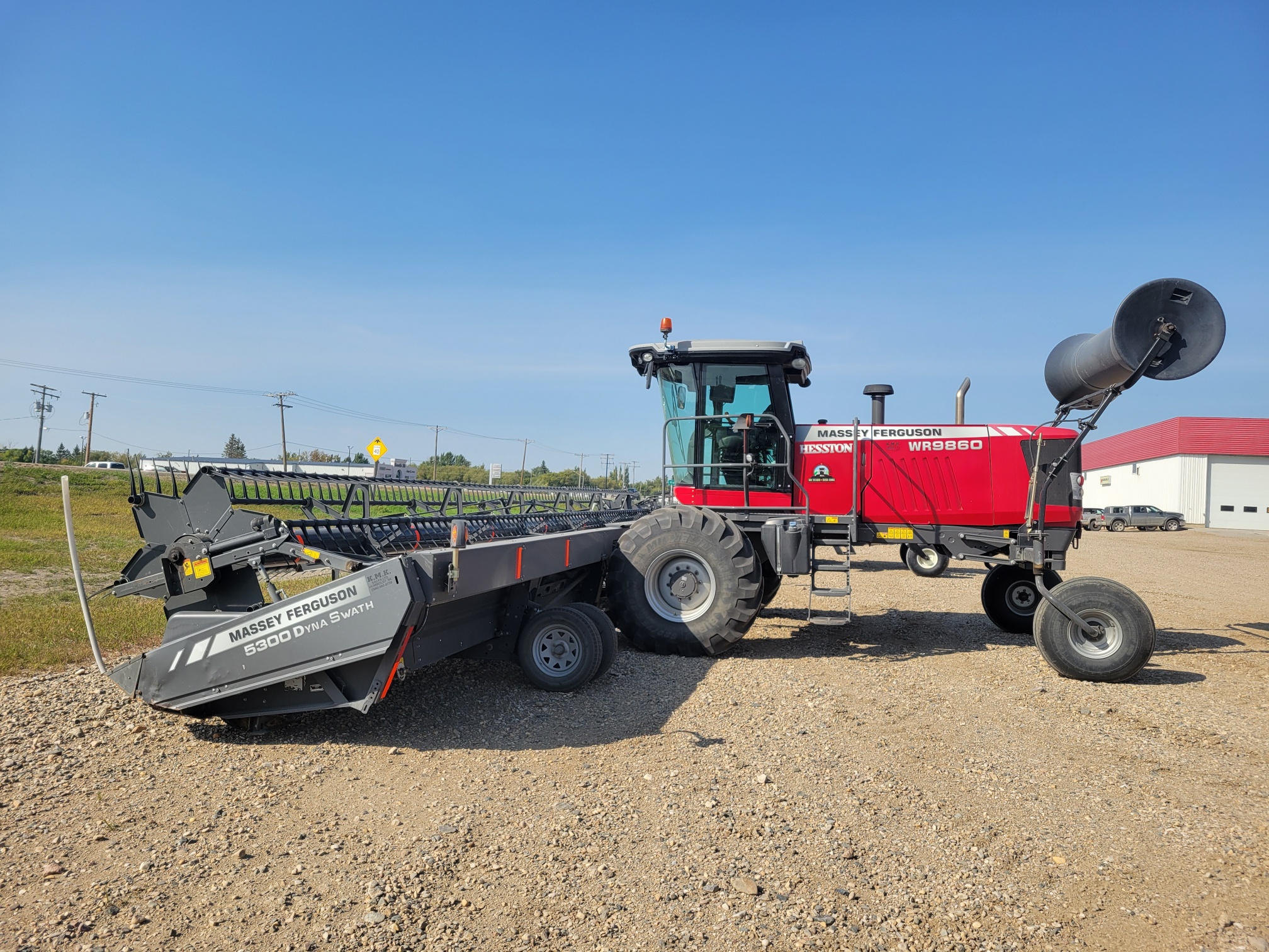 2016 Massey Ferguson WR9860 Windrower