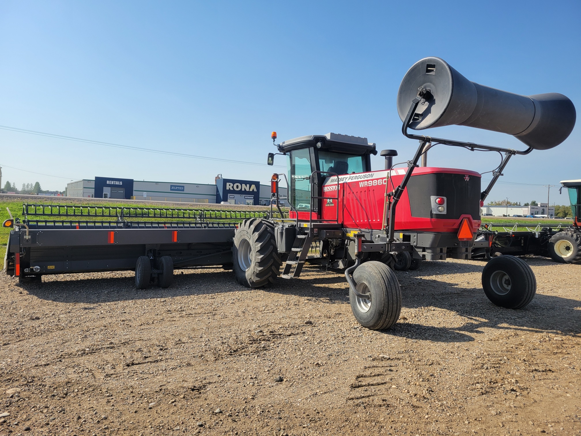 2016 Massey Ferguson WR9860 Windrower