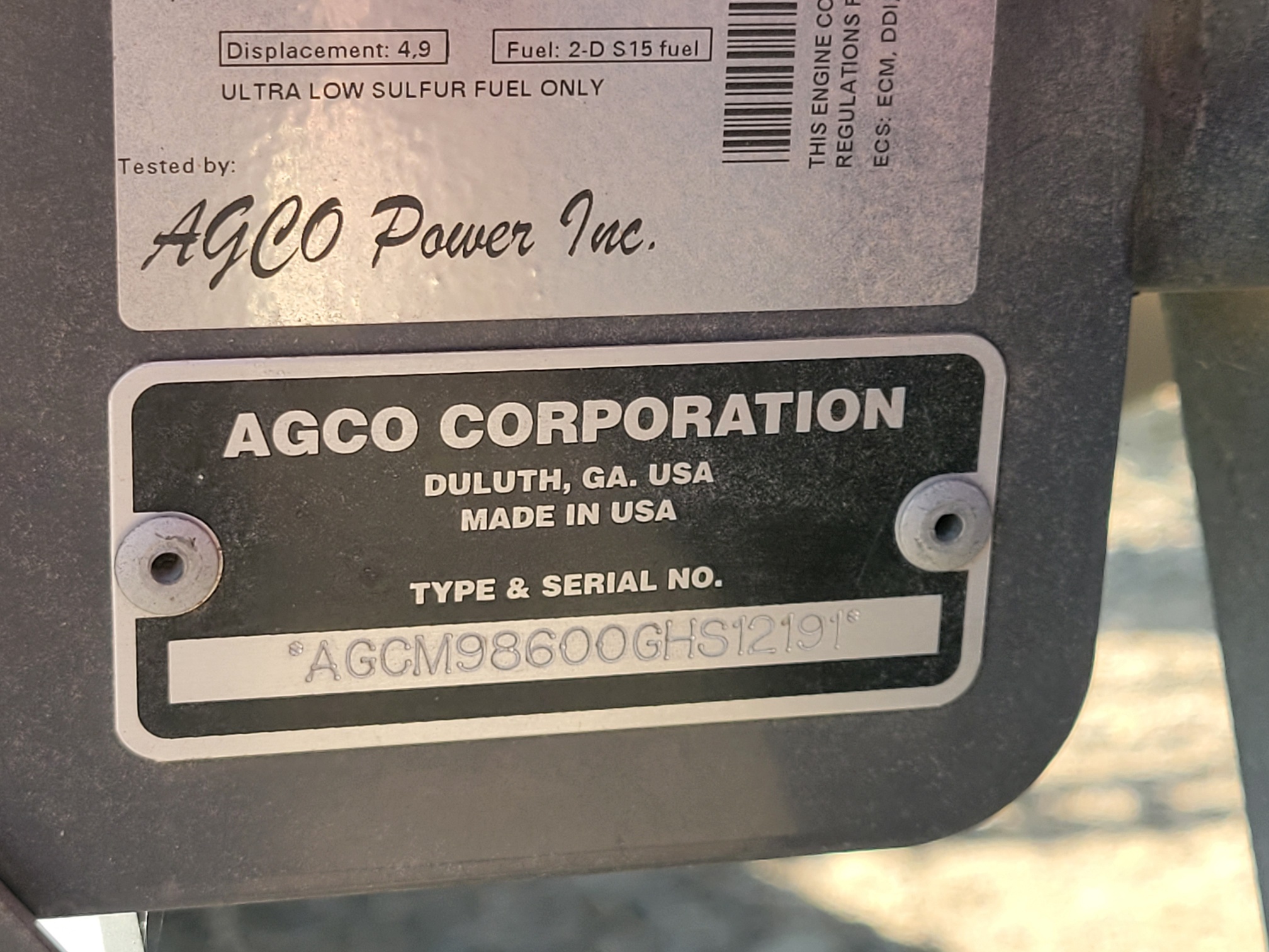 2016 Massey Ferguson WR9860 Windrower