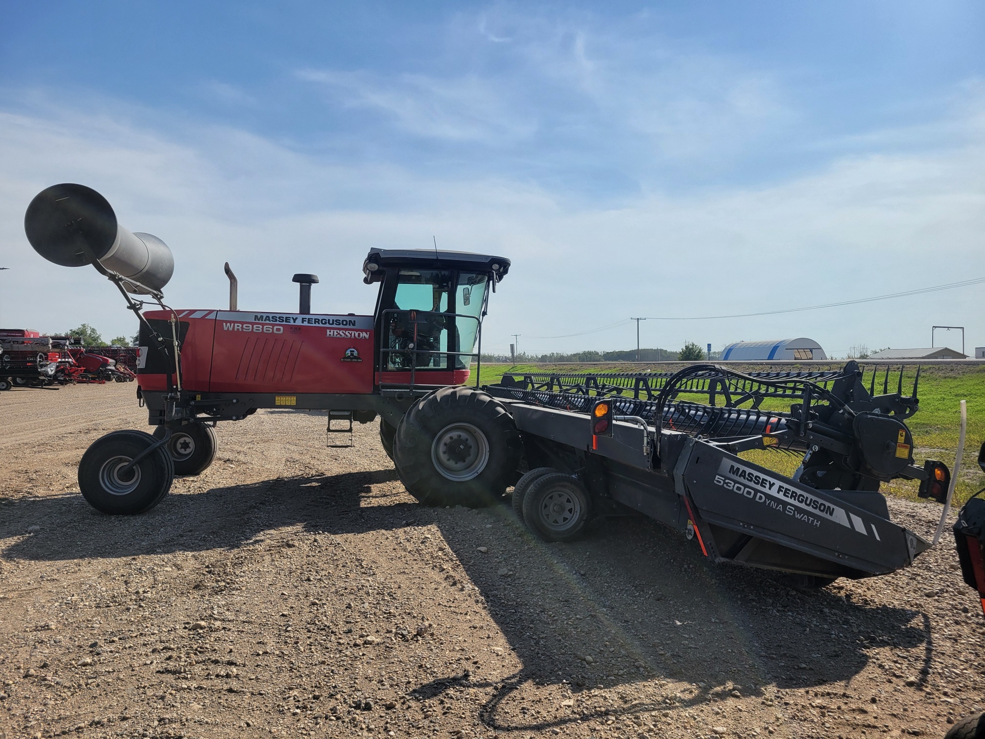 2016 Massey Ferguson WR9860 Windrower
