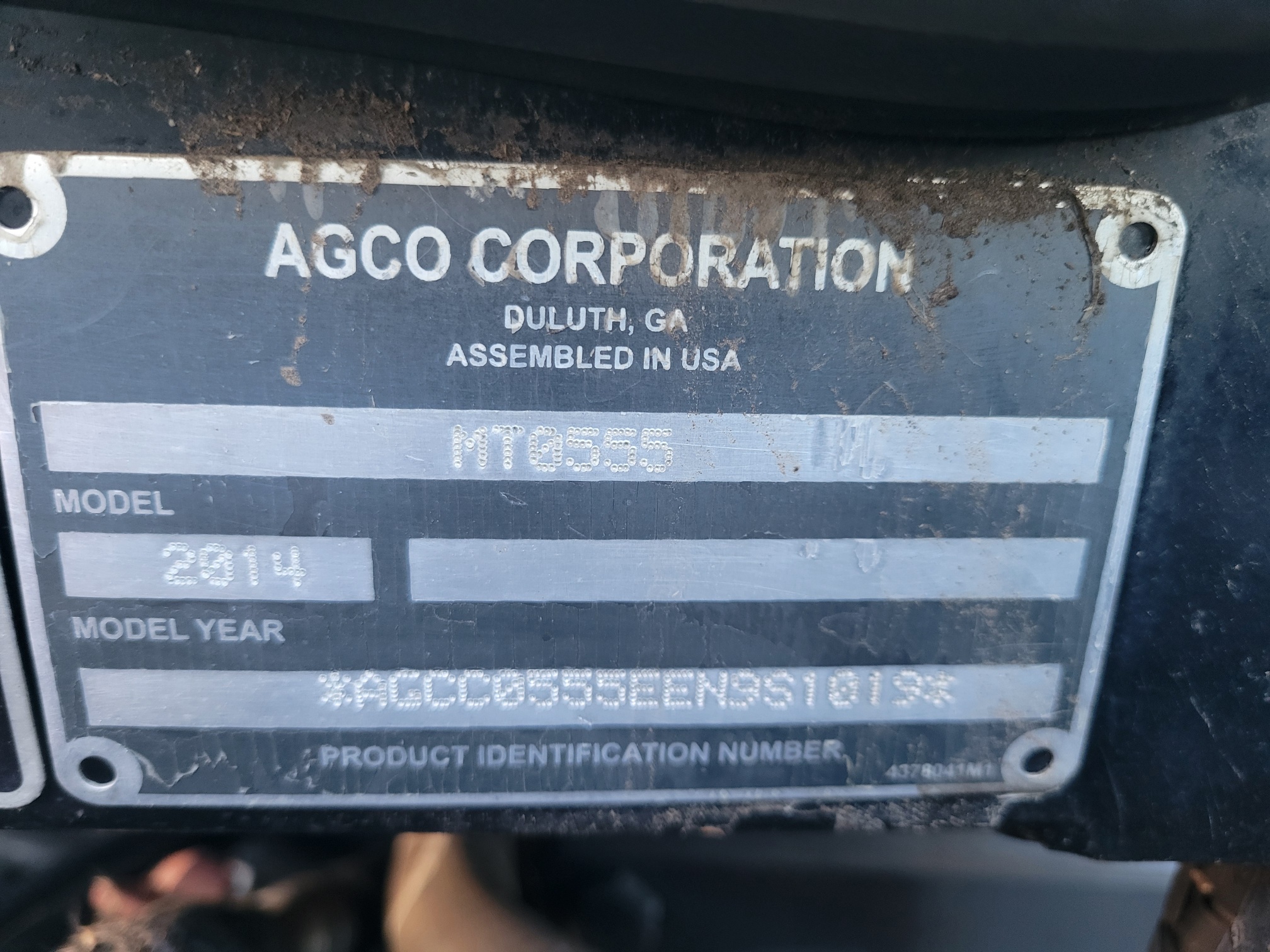 2014 Challenger MT555D Deluxe Tractor