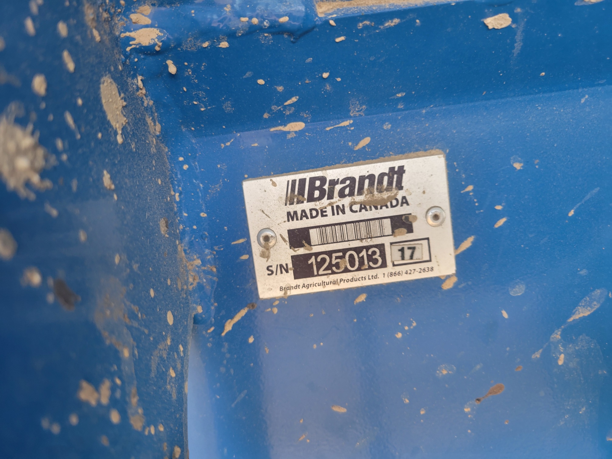 2017 Brandt 1522DXR Grain Cart