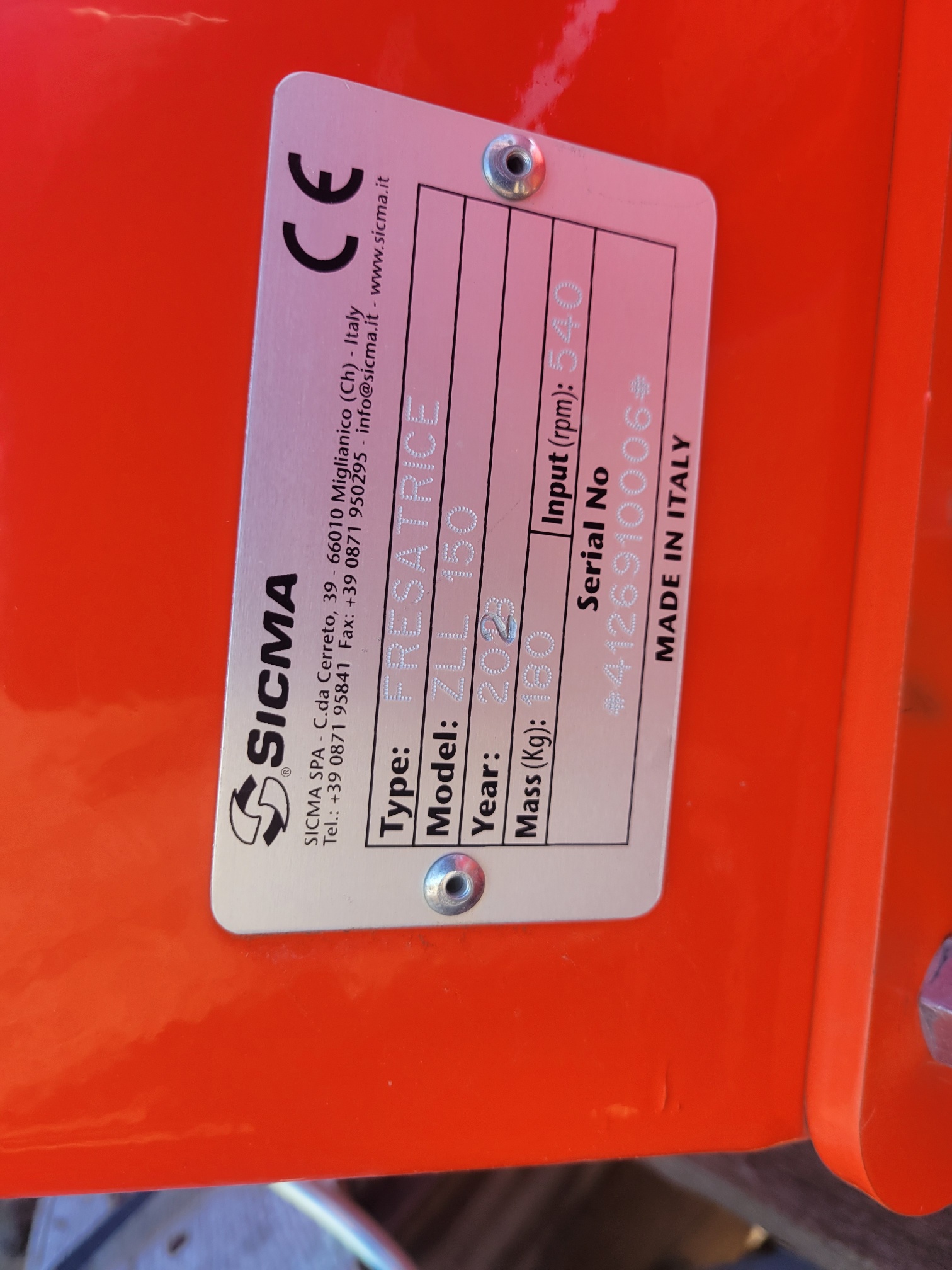 2022 Tram ZLL150 Rotary Tiller