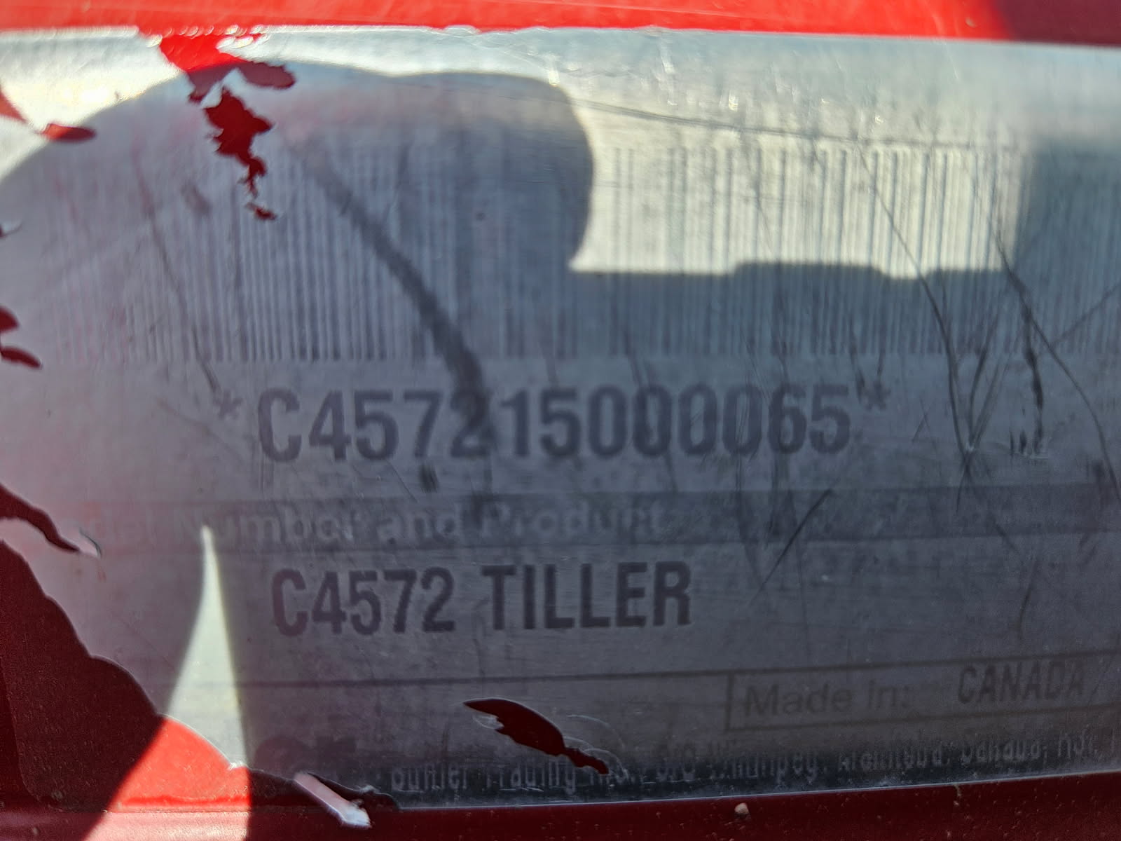 2015 Farm King c4572 Rotary Tiller