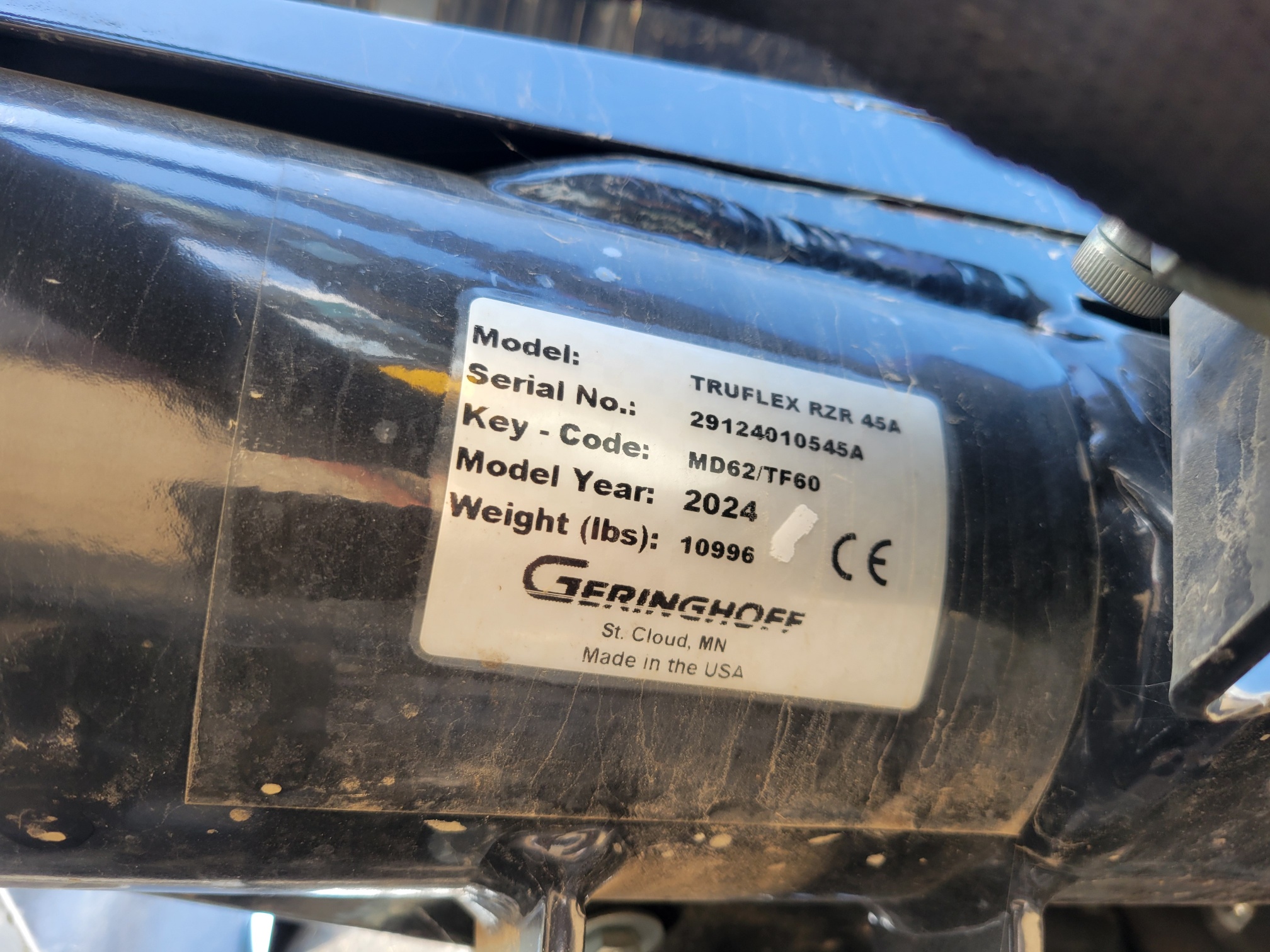 2024 Geringhoff TRUFLEX RAZOR Header Combine