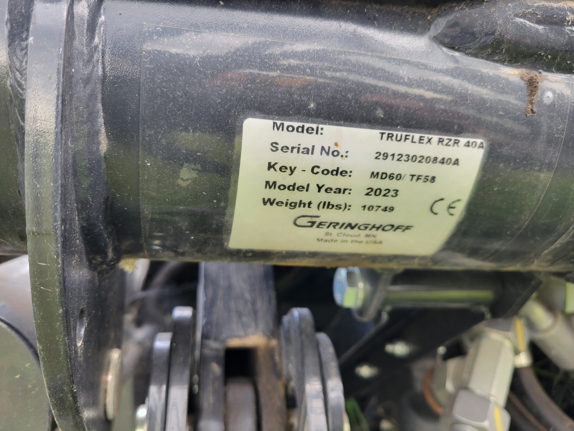 2023 Geringhoff TRUFLEX RAZOR Header Combine