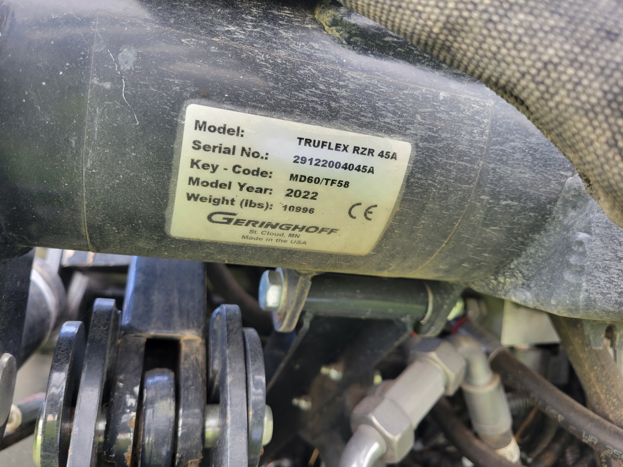 2021 Geringhoff TRUFLEX RAZOR Header Combine