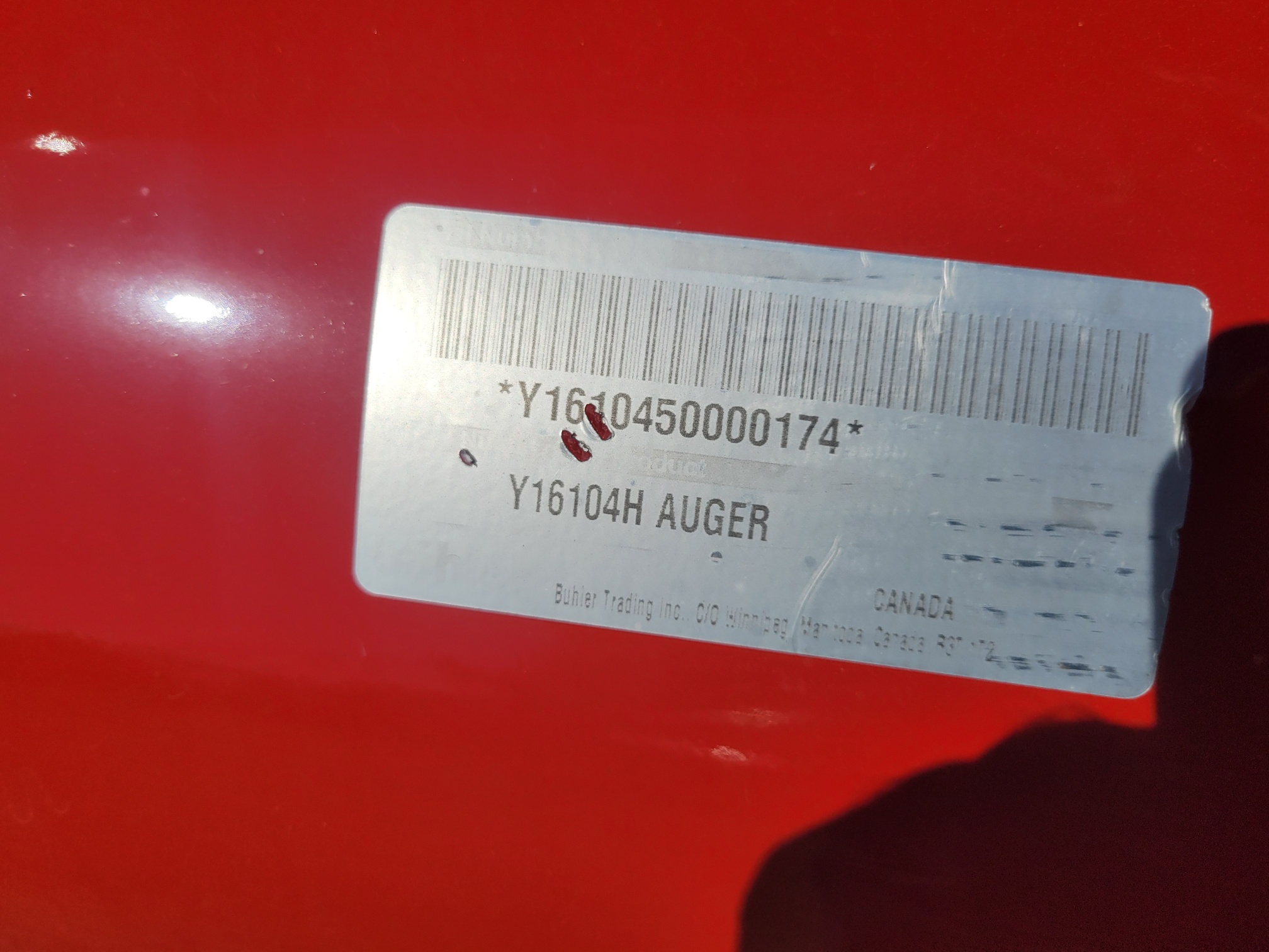 2024 Farm King 16104 Grain Auger